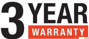 3 year warranty