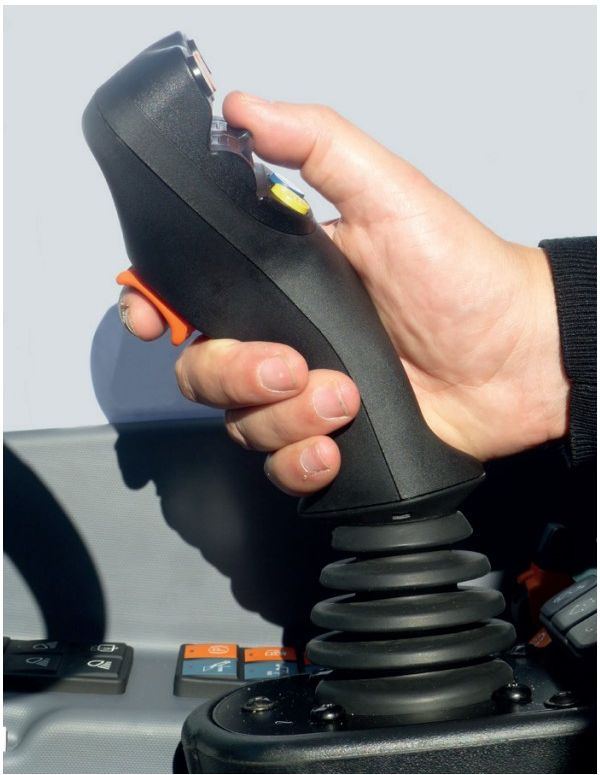 Smart joystick close-up