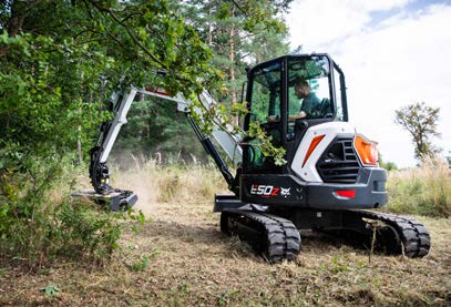 Flail Mower, Self-levelling at work