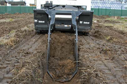 Digger at work