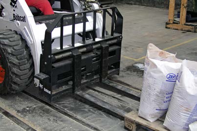 Pallet Forks, Hydraulic at work