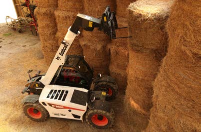Bale Spike at work