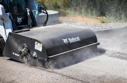 Sweeper at work
