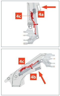 Bobcat E26 — Noole sees paikneva silindri lahendus