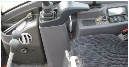 Volvo ECR25D — Hoiuruum