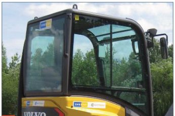 Volvo ECR25D — Küljeaken
