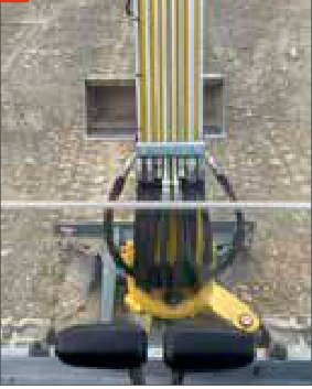 Wacker Neuson ET20 — Voolikute paigutus noolel
