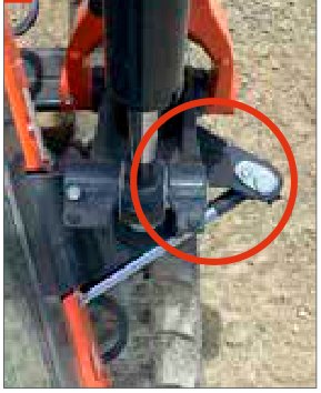 Kubota KX019-4 — Pöördraam