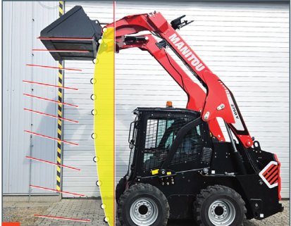Manitou 2750V — Tõsteliikumistee