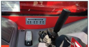 Manitou MT 730 H — Roolimisrežiimi hoob