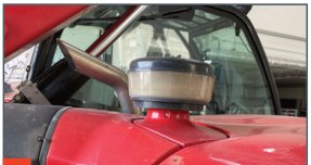 Manitou MT 733 Easy — Tsükloneelfilter kapotil