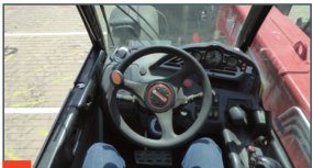 Manitou MT 733 Easy — Kabiini sisenemine