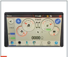 Bobcat TL43.80HF — Ekraan
