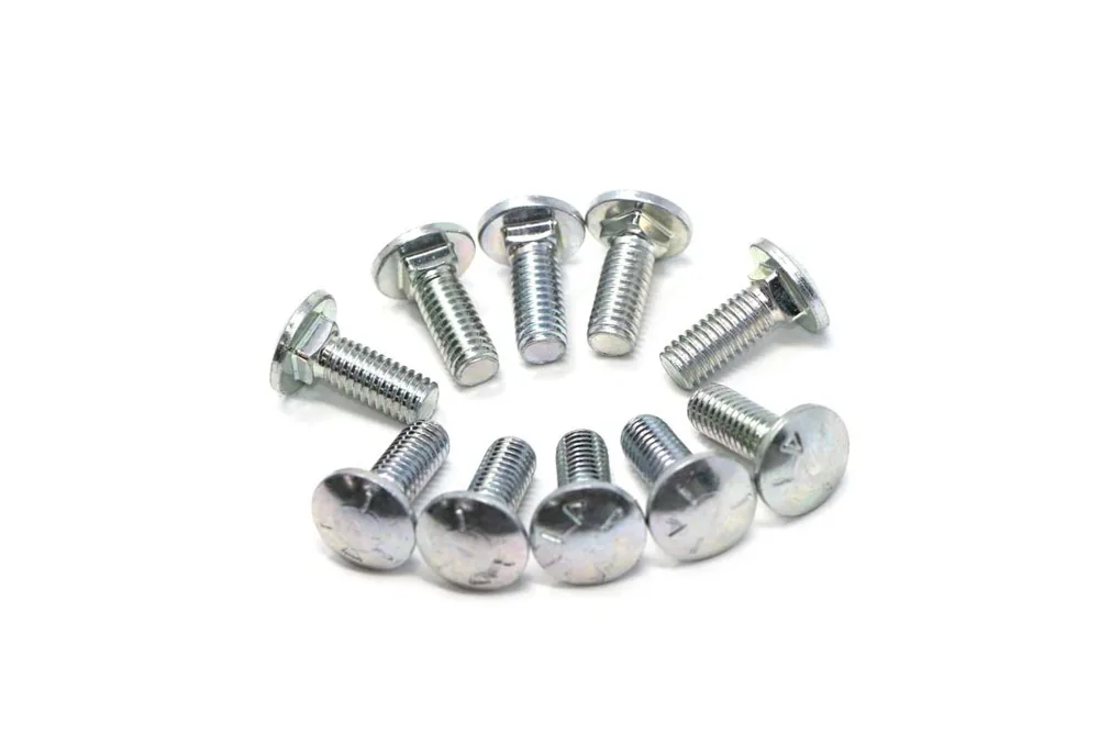 10C616 — Bolt Short SQ NK RHD  3/8-16X1 GRD 5