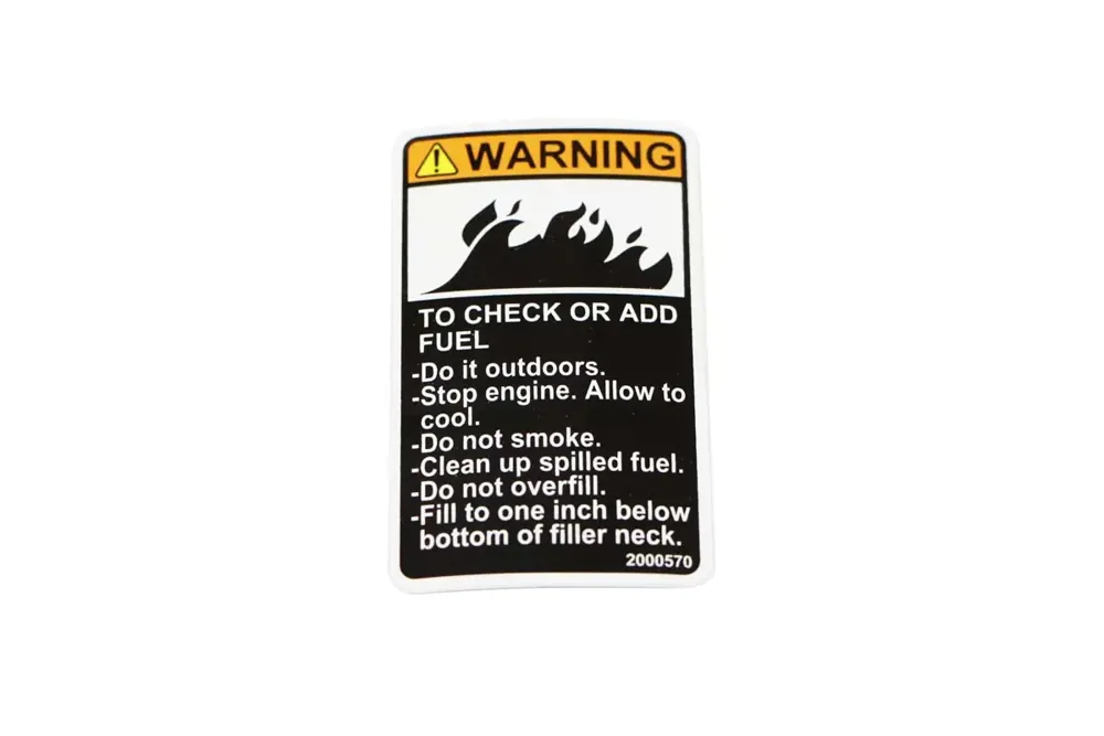 2000570 — LABEL WARN FUEL PICT.
