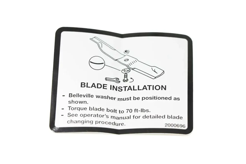2000696 — LBL - BLADE INSTALL