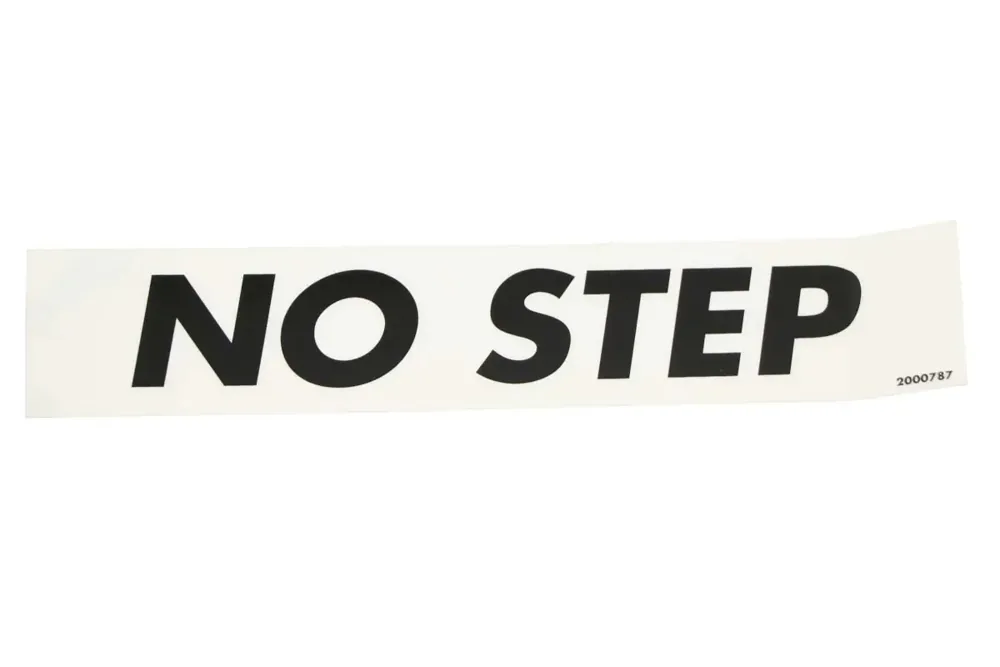 2000787 — DECAL  NO STEP