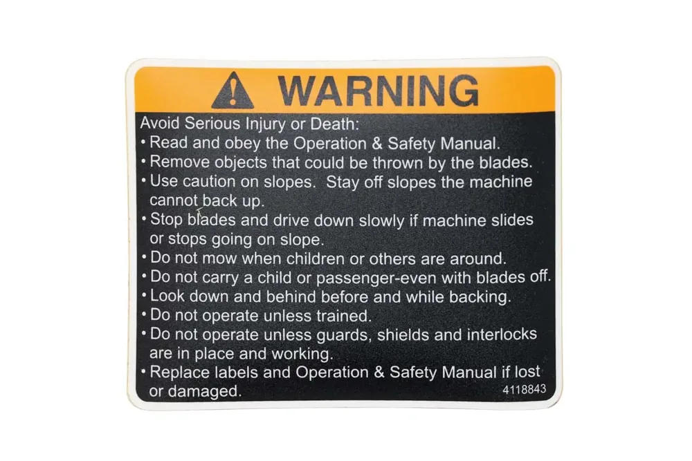 4118843 — LABEL-WARNING