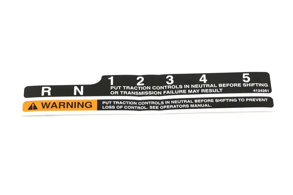 4124261 — LABEL-GEAR SEL/WARN
