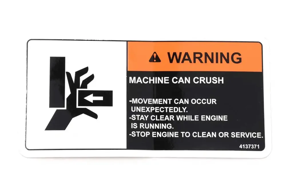 4137371 — LABEL-WARNING  CRUSH
