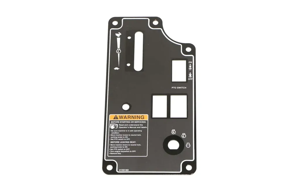 4163546 — S-CONTOL PANEL W/LABELS