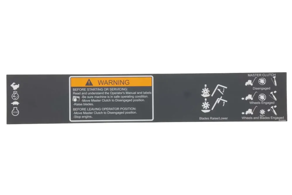 4163694 — LABEL-CONTROL PANEL NA