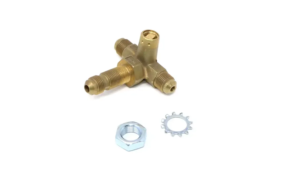 4164736 — CONNECTOR-T,DUAL CHECK PROPANE