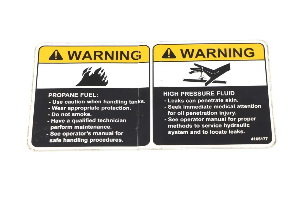 4165177 — LABEL-FUEL/LEAKS, PROPANE