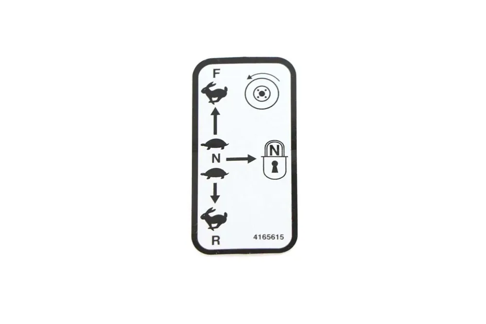 4165615 — LABEL-RH TRACTION