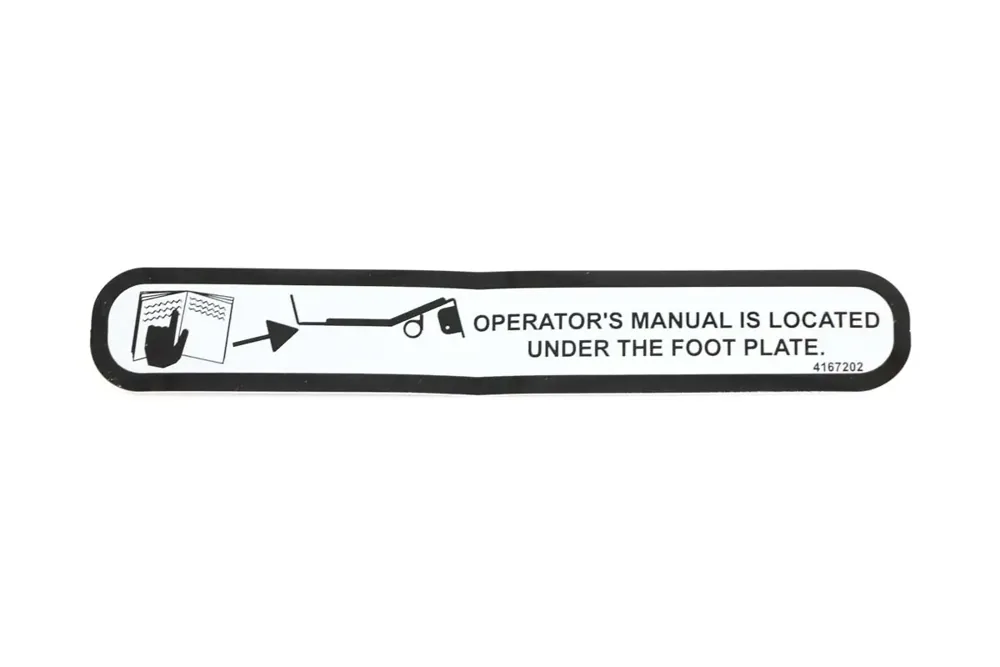 4167202 — LABEL-MANUAL LOCATION