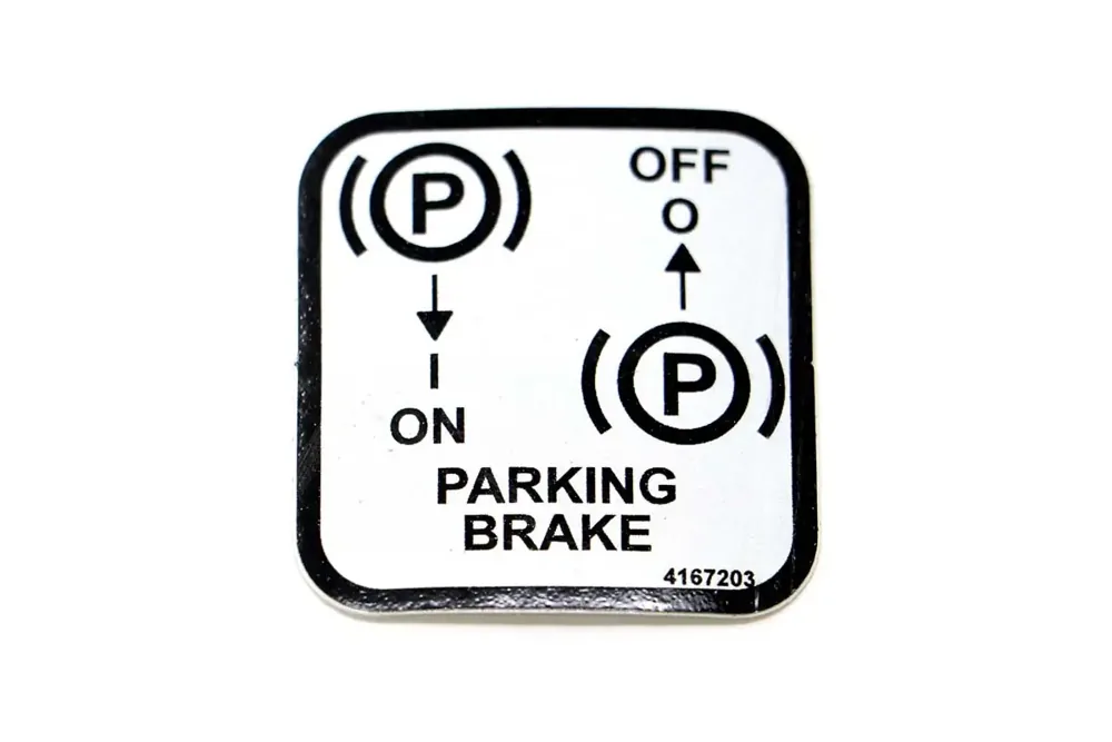4167203 — LABEL-PARKING BRAKE