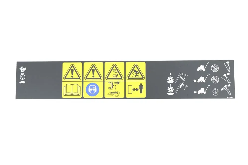 4167490 — DECAL- CONTROL PANEL EU