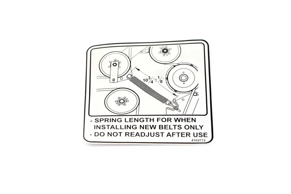4169712 — DECAL-SPRING LENGTH