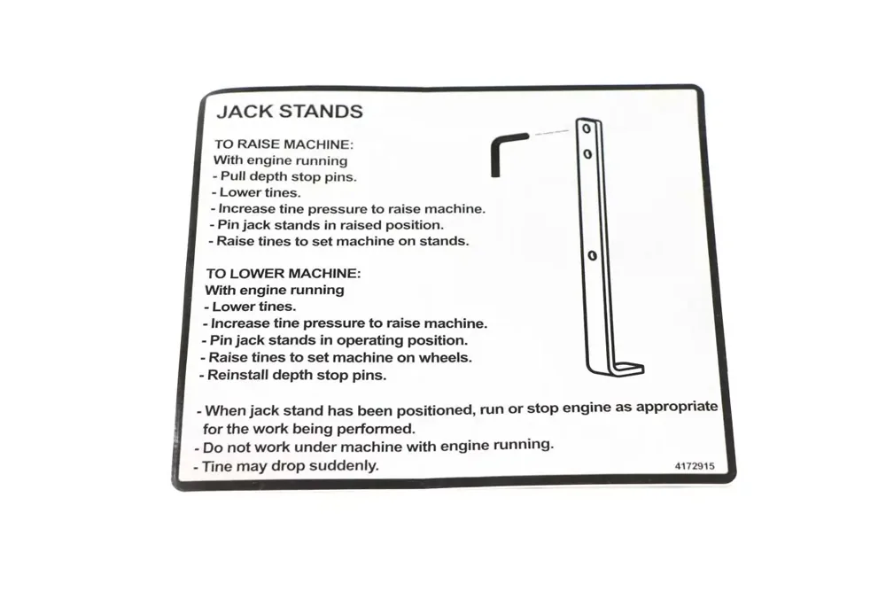 4172915 — LABEL-JACKSTAND
