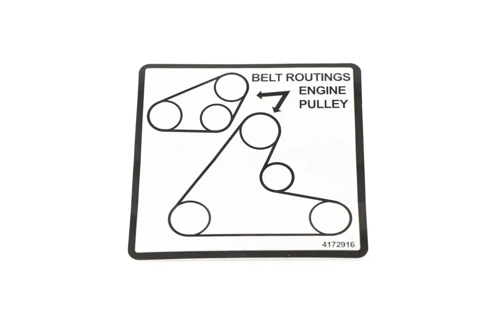 4172916 — LABEL-BELT ROUTING