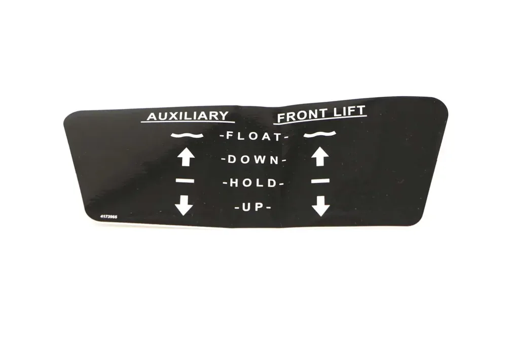 4173965 — DECAL-LIFT/AUX CONTROLS