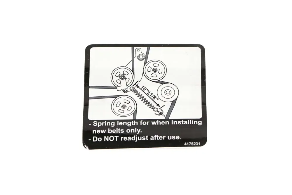 4175231 — DECAL-SPRING LENGTH