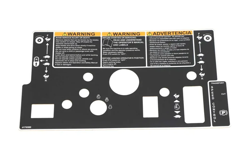 4176580 — LABEL-CONTROL, FUEL GAUGE