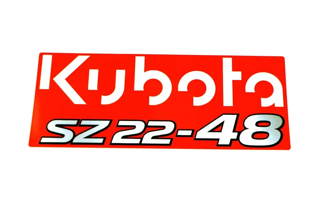 4178186 — DECAL-KUBOTA, SZ22-48