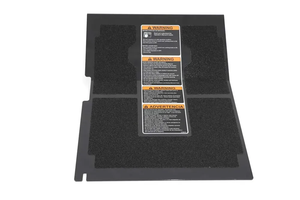 4178957 — S-FOOT PLATE W/LABELS