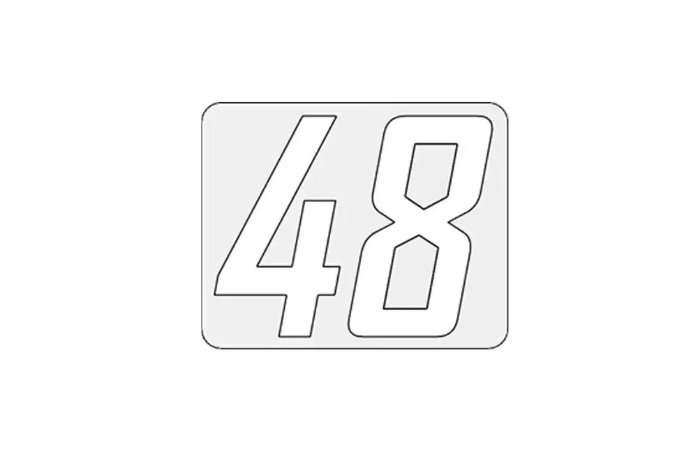 4179351 — LABEL-DECK SIZE, 48