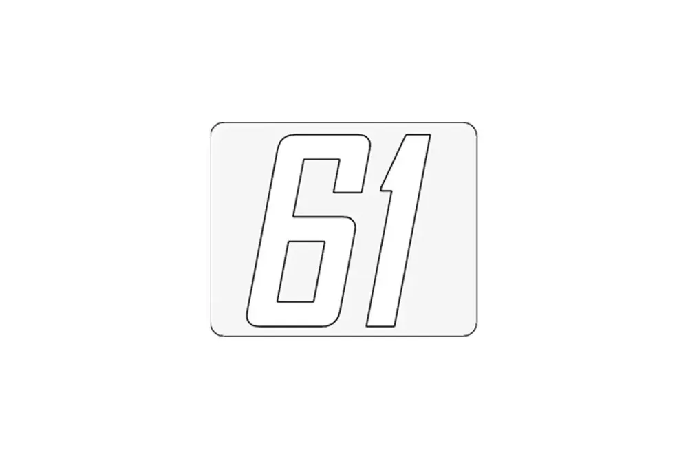 4179353 — LABEL-DECK SIZE, 61