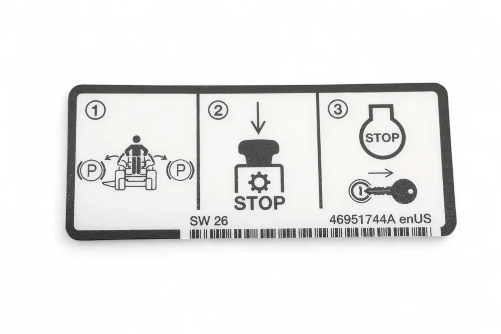46951744 — DECAL SHUT-DOWN