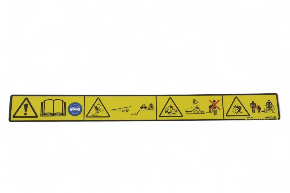 46951745 — DECAL WARNING FOOT PLATE