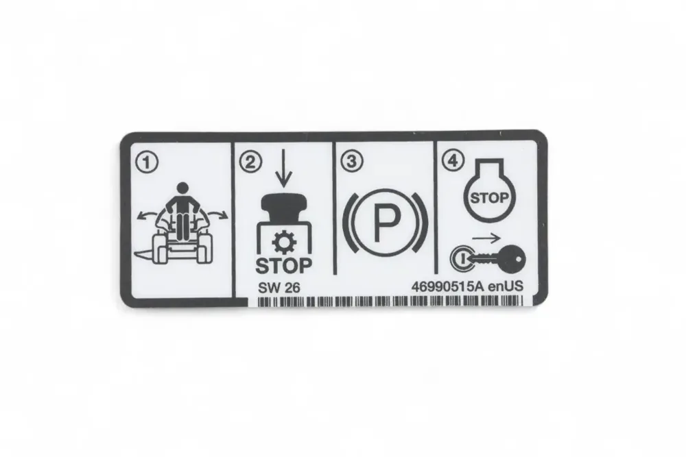 46990515 — DECAL SHUT DOWN COM