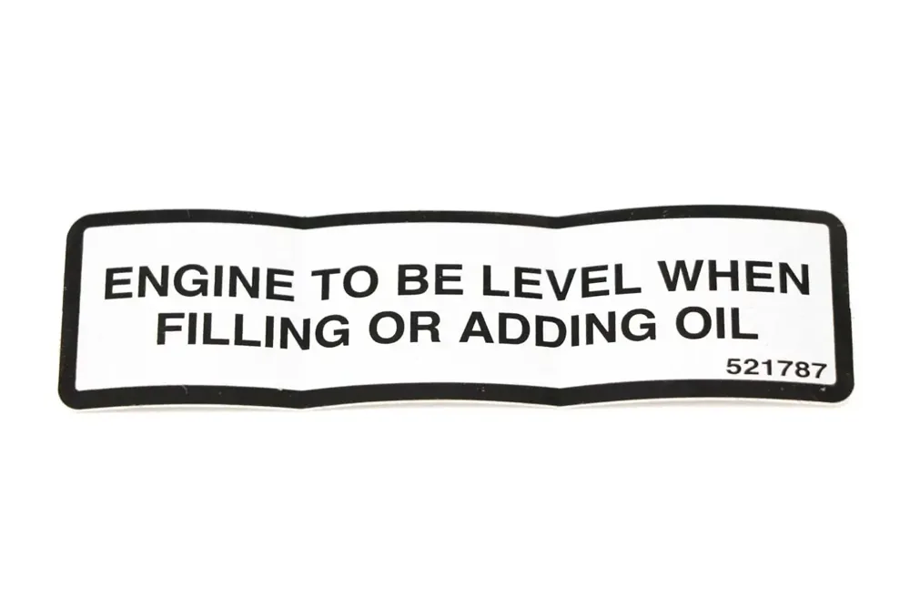 521787 — DECAL WARNING