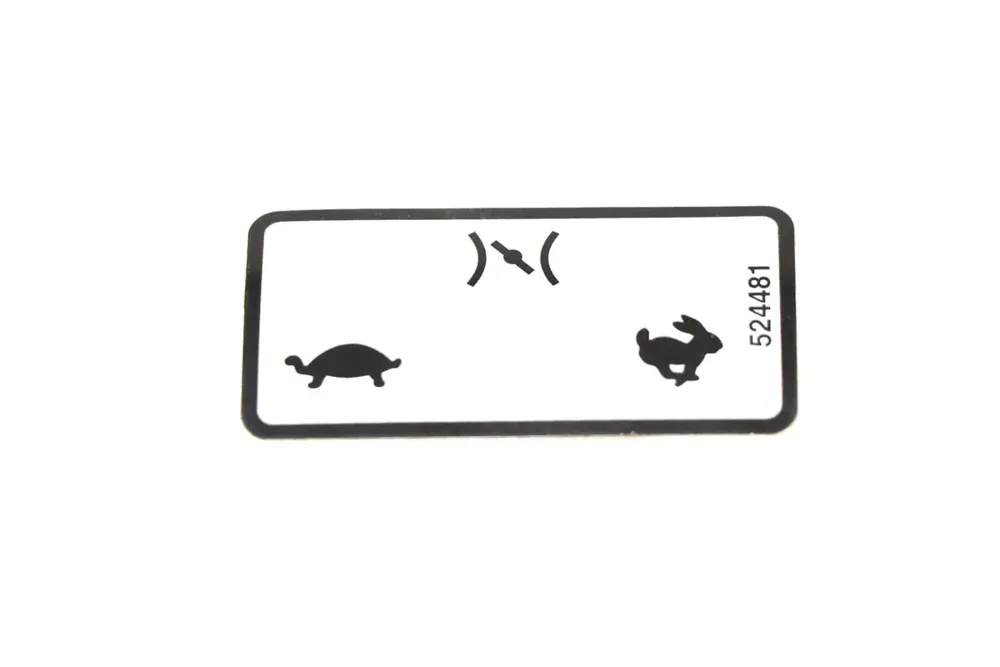 524481 — DECAL THROTTLE CONTROL