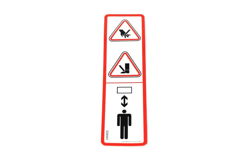 524541 — DECAL DANGER HANDS & FEET
