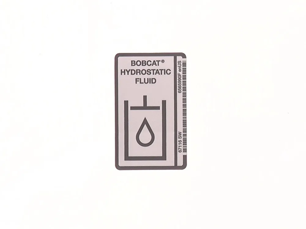 6565990 — Decal, Hydraulic Fill