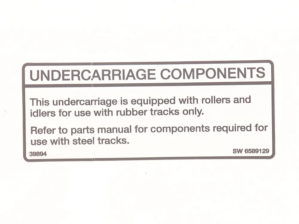 6589129 — Decal, Rubber, R/I